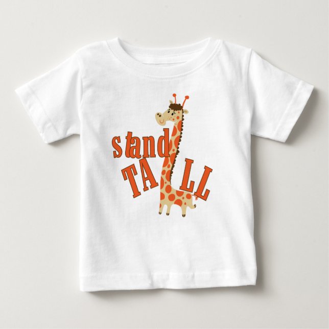 Giraffe stand Tall Tee (Framsida)