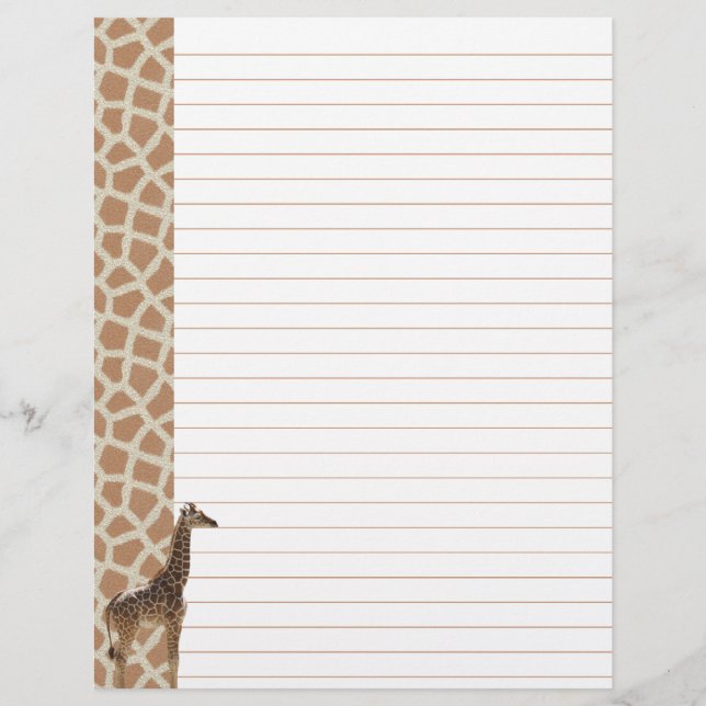 Giraffe Stationary (Framsida)