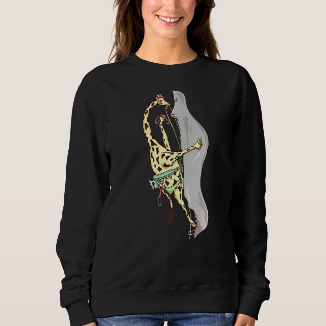 Giraffe Sten klättring T Shirt (Framsida)