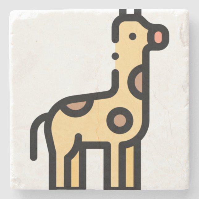 Giraffe Stenunderlägg (Framsidan)
