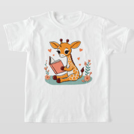 Giraffe Storytime T-Shirt