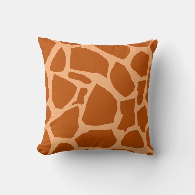 Giraffe Struktur Pillow Kudde (Framsida)