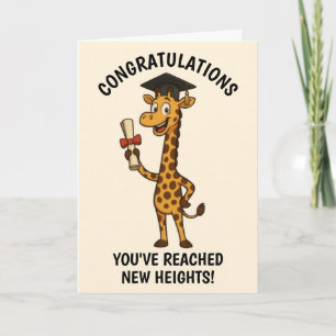 Giraffe Studenten Personlig Kort
