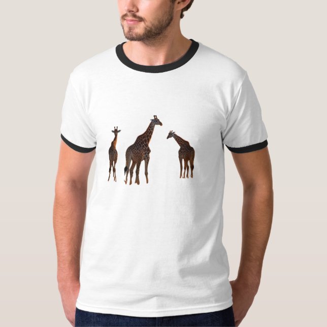 Giraffe Sunset T Shirt (Framsida)