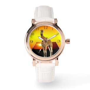 Giraffe Sunshine Pop Out Art. Armbandsur
