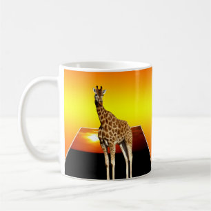 Giraffe Sunshine Popout Art. Kaffemugg