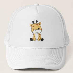 Giraffe Sweet Animals För barn Giraffes Zoo Animal Keps