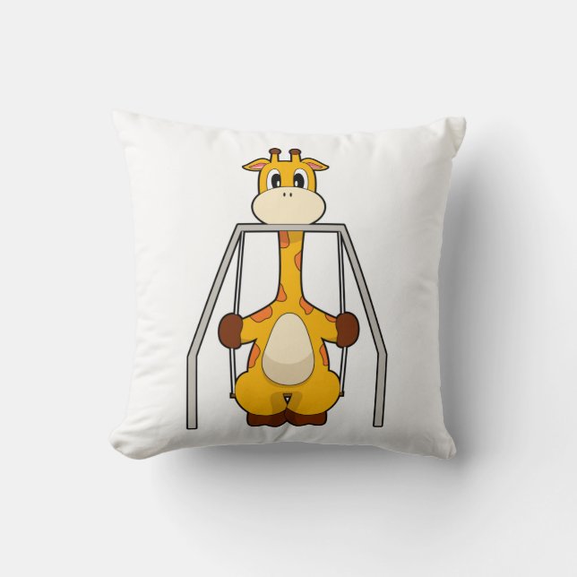 Giraffe Swing Kudde (Framsida)