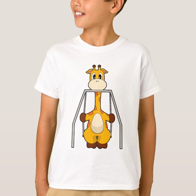 Giraffe Swing T Shirt (Framsida)
