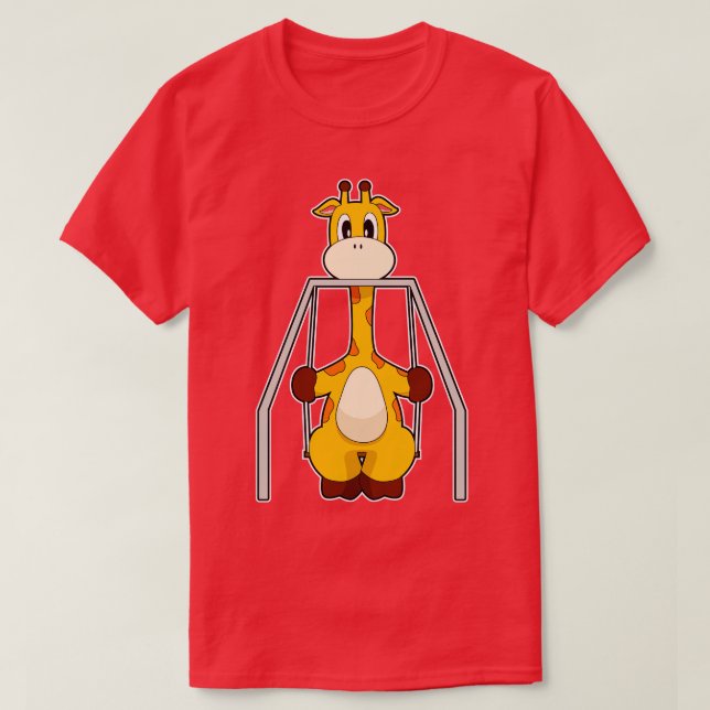 Giraffe Swing T Shirt (Design framsida)