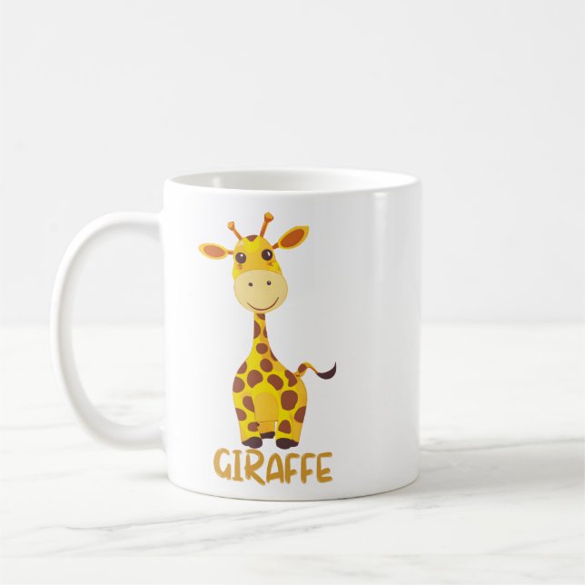 Giraffe t-shirt för barn kaffemugg (Vänster)