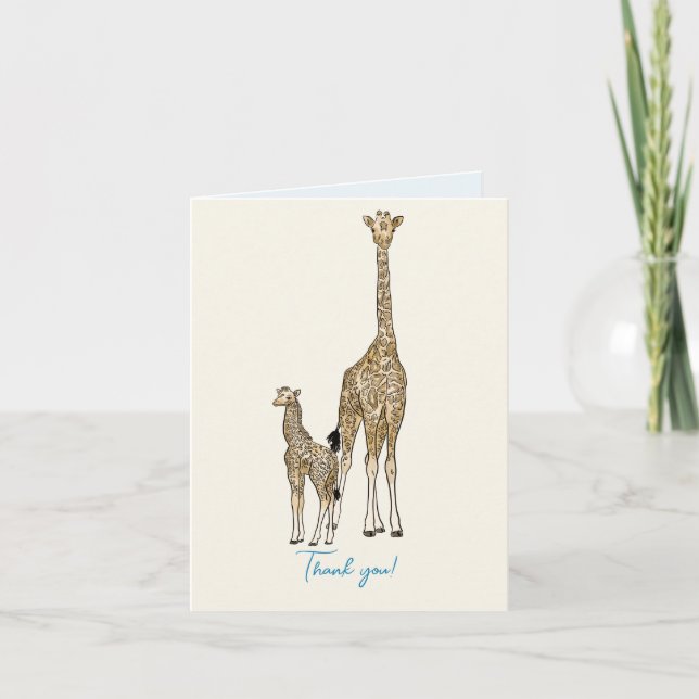 giraffe tack kort (Framsida)