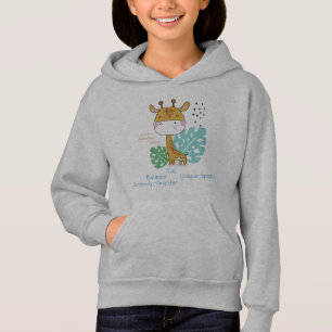 Giraffe - Tall Animal - Education children T Shirt