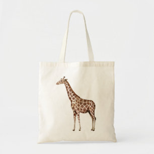 Giraffe tecknade figurer tygkasse