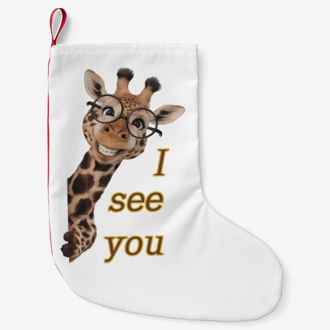Giraffe.Text.Jag ser dig Liten Julstrumpa (Framsidan)