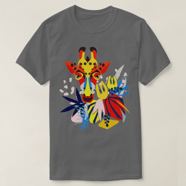 Giraffe Theme T Shirt (Design framsida)