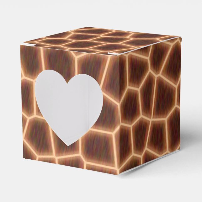 Giraffe ThMB Favor Boxes Presentaskar (Framsidan Sidan)