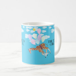 Giraffe-tid till kyllen kaffemugg