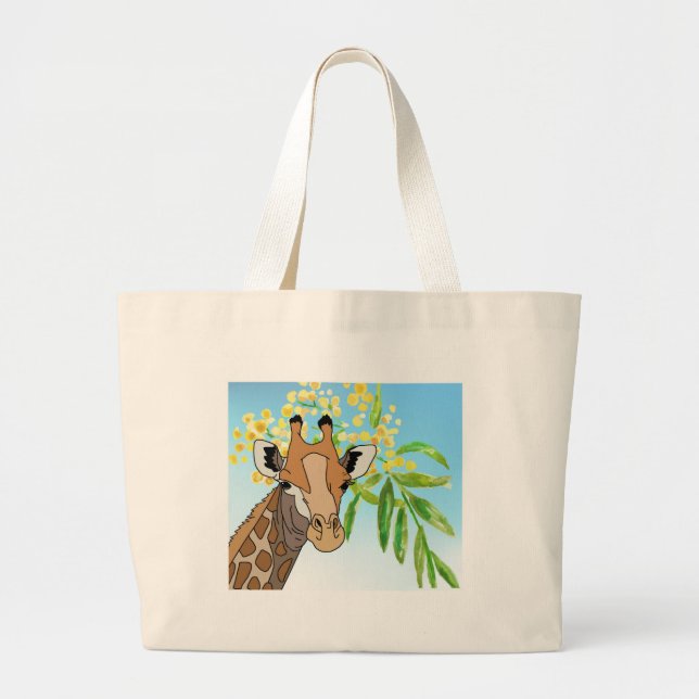 Giraffe Tote bags Jumbo Tygkasse (Framsidan)