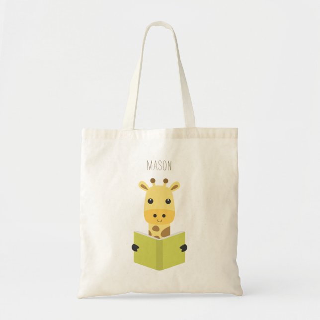 Giraffe Tote bags Tygkasse (Framsidan)