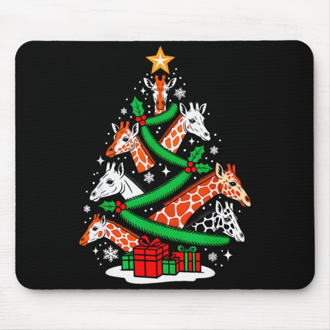 Giraffe Tree Christmas Giraffe Lover Xmas Squad Me Musmatta (Framsidan)