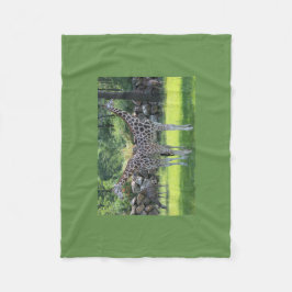 Giraffe Twillingars Cute Personalize Destiny's Fleecefilt