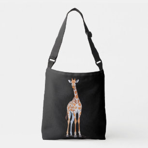 Giraffe Vector Art med Vibrant Färg Axelväska