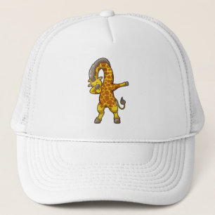 Giraffe vid Hip hop Dance Dab Keps