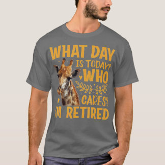 Giraffe, vilken dag är i dag som bär mig är jag tr t shirt
