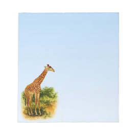 Giraffe Vintage 1912 Anteckningsblock