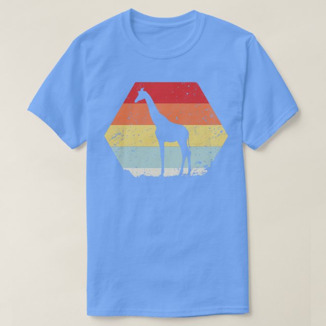 Giraffe Vintage 1 T Shirt (Design framsida)