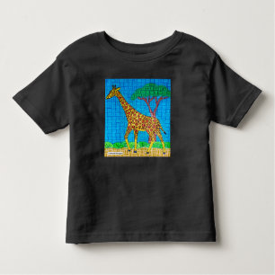 Giraffe (vivid) - Småbarn T-Shirt