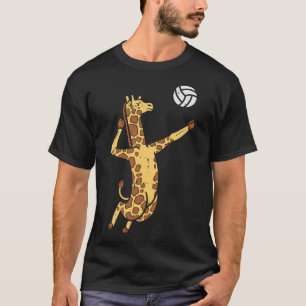 Giraffe Volleyball Spike  Player Classic T-Sh T Shirt