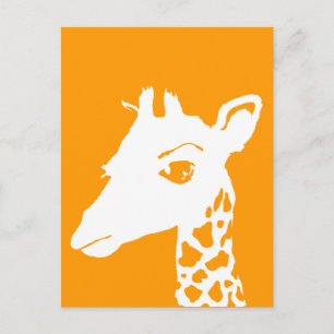 giraffe vykort