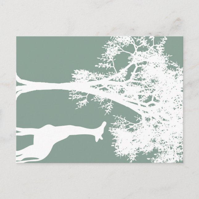 Giraffe Vykort (Framsida)