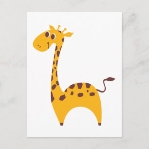 Giraffe Vykort