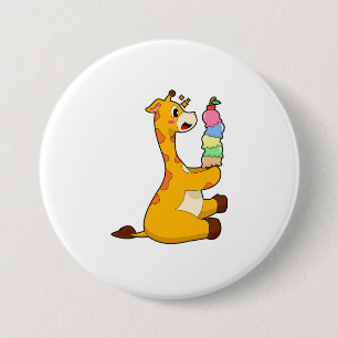 Giraffe Waffle glass Knapp
