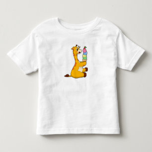 Giraffe Waffle glass T Shirt