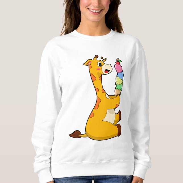 Giraffe Waffle glass T Shirt (Framsida)