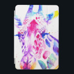Giraffe Watercolor Spädbarn Lila Gifts Lavender iPad Mini Skydd<br><div class="desc">En flicka med ett magnetkort för röd ros-beret-vattenfärg. Designad utgör en av mina ursprungliga vattenfärger.</div>