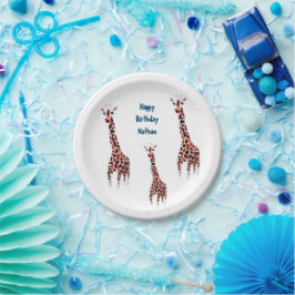 Giraffe Wildlife Art Birthday