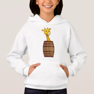 Giraffe with Barrel T Shirt