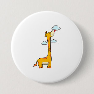 Giraffe with Clouds Knapp