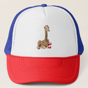 Giraffe with Drink Keps