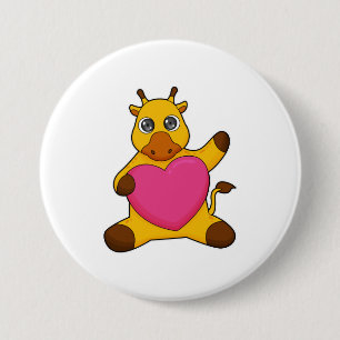 Giraffe with Heart Knapp