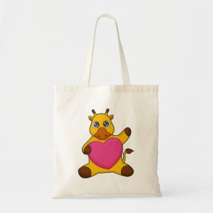 Giraffe with Heart Tygkasse