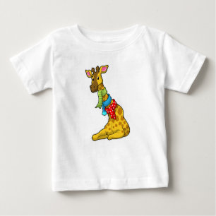 Giraffe with Scarf T Shirt