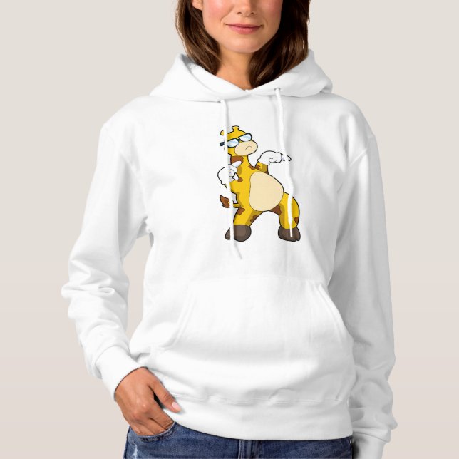 Giraffe with Sunglasses T Shirt (Framsida)
