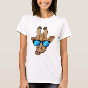 Giraffe with Sunglasses T Shirt