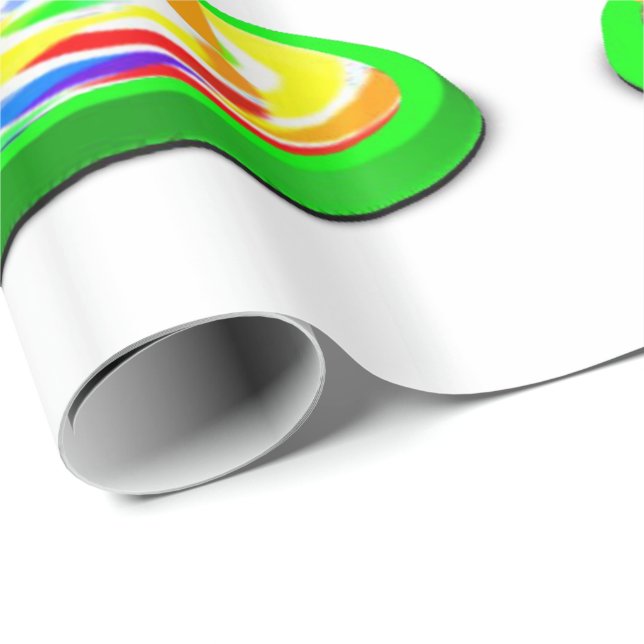 Giraffe Wrapping Papper Presentpapper (Rullad Hörn)